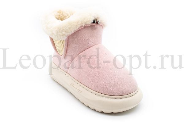 Угги зимние женские Леопард арт. 2488-A (Pink)