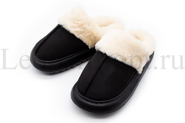 Тапочки домашние женские арт. 2488-B (Black)
