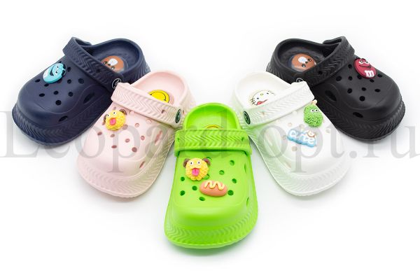 Сабо детские Леопард арт. 2502-XS1