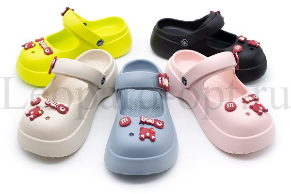 Сабо детские Леопард арт. 2402M