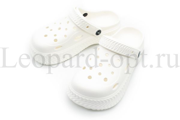 Сабо женские Леопард арт. 2502-L WH