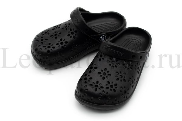 Сабо женские Леопард арт. 2603-L BL