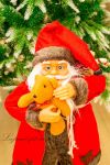 Декоративная фигура «Санта Клаус с мишкой» Декоративная фигура «Санта Клаус с мишкой»