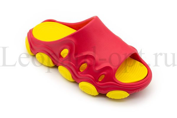 Сланцы детские Леопард арт. 2601-S Red-Yell