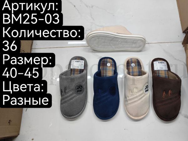 Тапочки домашние мужские Чан-Х Sport арт. BM25-03